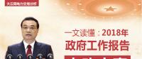 一文讀懂李克強(qiáng)總理2018年政府工作報告中電改大事！