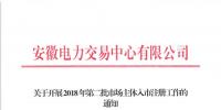 安徽開(kāi)展2018年第二批市場(chǎng)主體入市注冊(cè)工作（附名單）